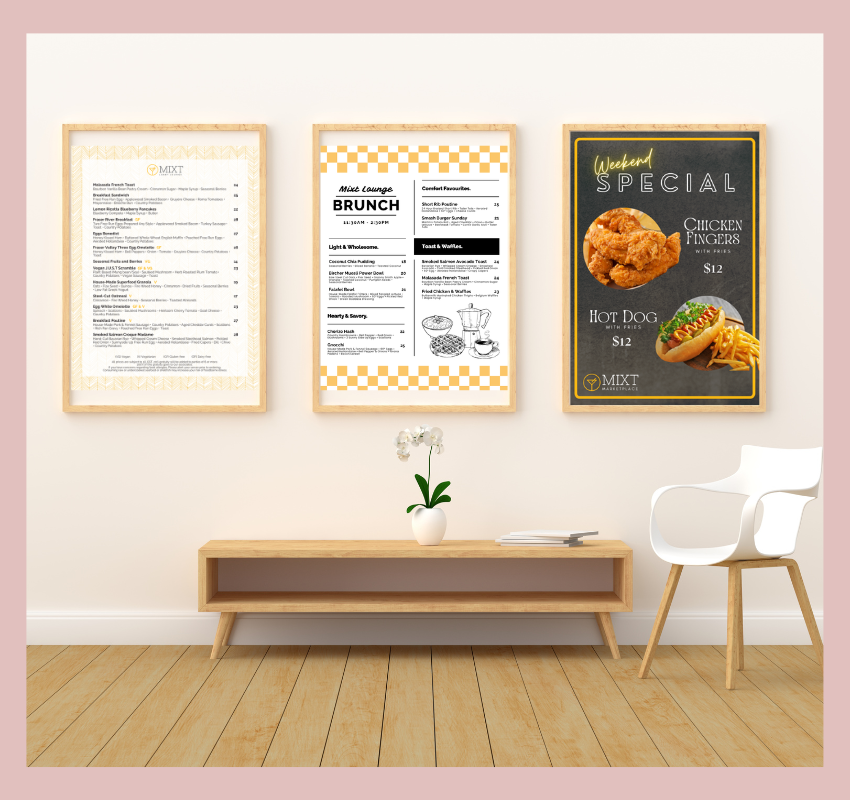 Menu Design